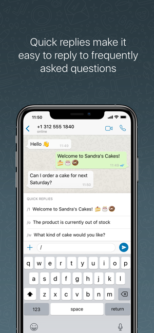 WhatsApp Business For iPhone